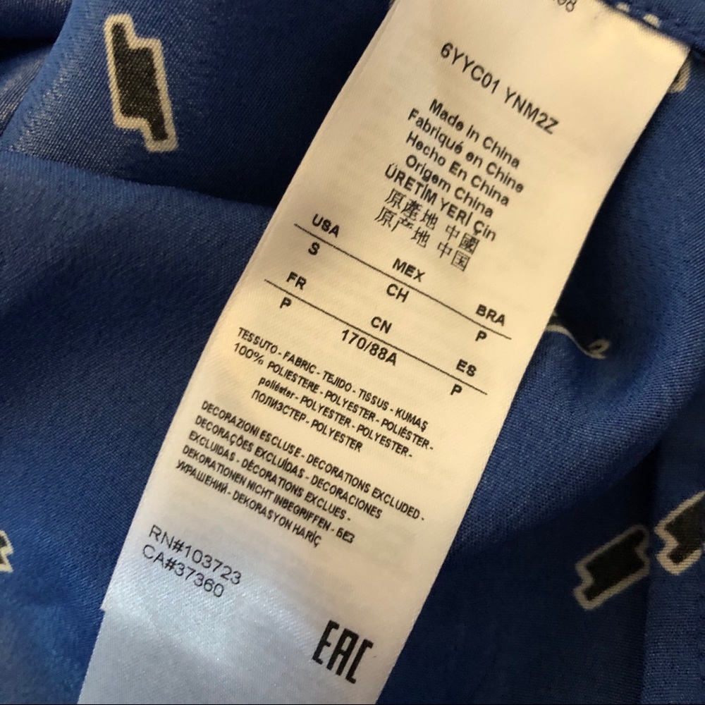 Armani Exchange tunic button down - Picture 6 of 6